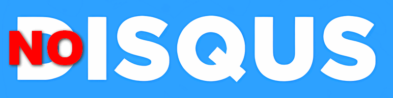 No Disqus